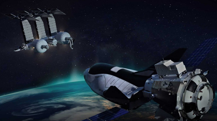 Egy Dream Chaser típusú űrrepülőgép kevesebb mint 1,5 G-vel képes visszahozni a rakományát a Földre, ami fontos az érzékeny hasznos terhek védelme miatt. Emellett akár majd 5 és fél tonnányi rakományt vihet magával az űrbe, például az ISS ellátására, és 1,8 tonna terhet szállíthat vissza.  / Kép: Sierra Space