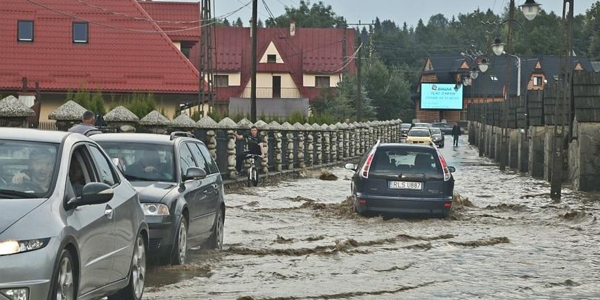 Nawałnice nad Podhalem