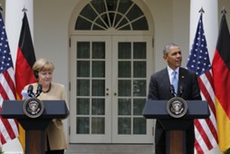 Barack Obama Angela Merkel USA