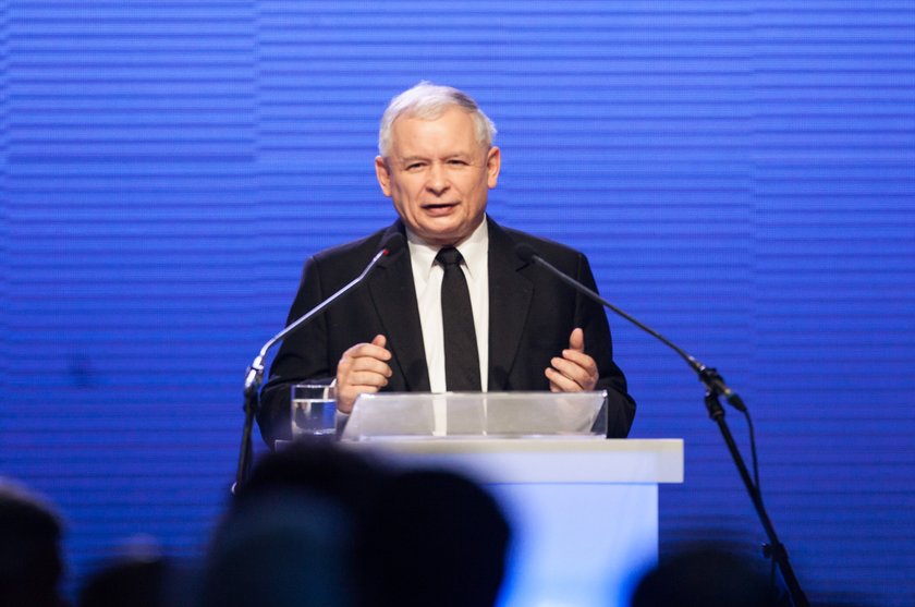 Jarosław Kaczyński na luzie