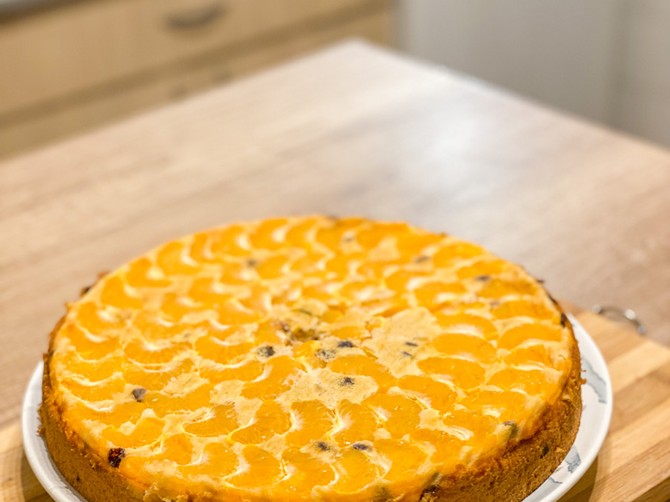 Proteinska pita sa mandarinama
