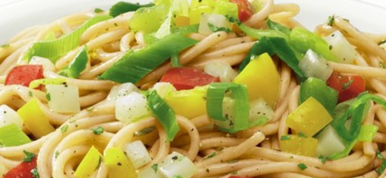 Spaghetti z warzywami