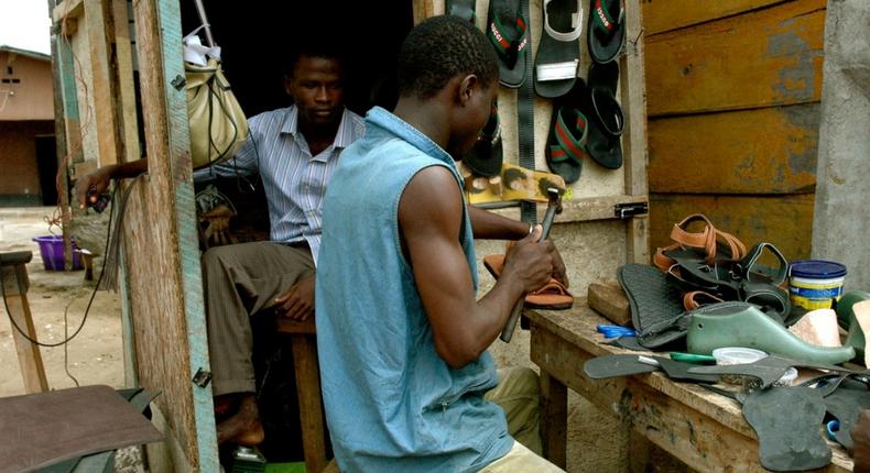 An Igbo apprentice learning trade [Vanguardnews]