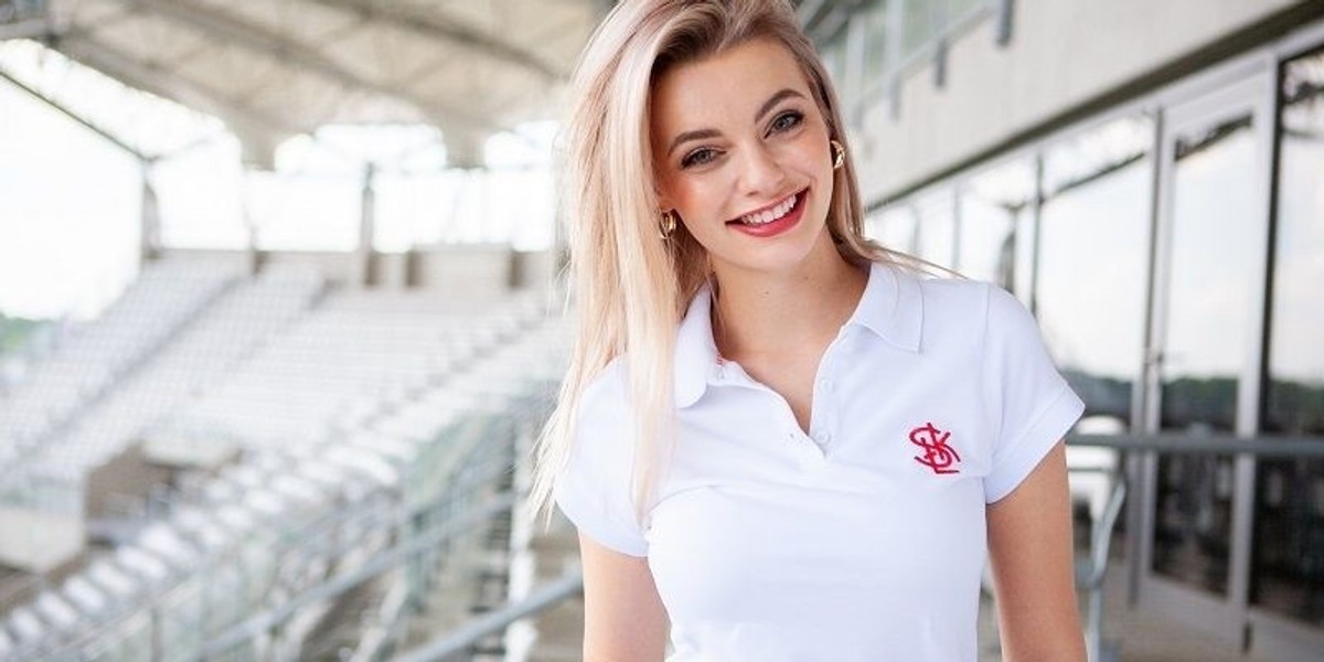 Karolna Bielawska, Miss World 2022 od dziecka jest wielką fanką ŁKS-u Łódź.