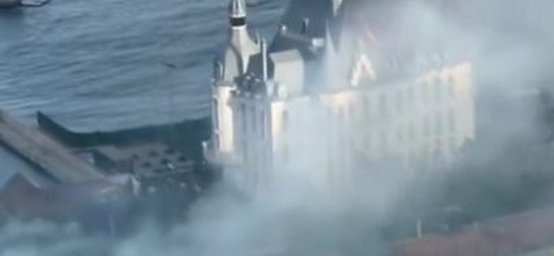 Rosjanie zaatakowali Odessę. Płonie "zamek Harry'ego Pottera"