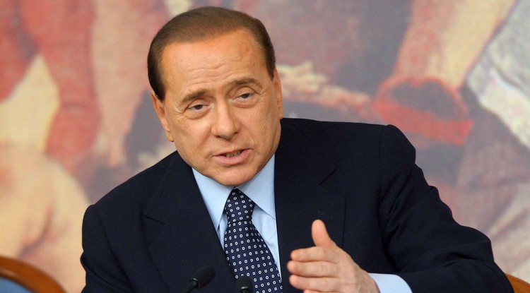 Meghalt Silvio Berlusconi. Fotó: Northfoto