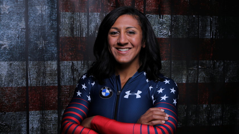 Elana Meyers Taylor (37 l.) na igrzyska w Pekinie poleciała z synem i chce sięgnąć po dwa krążki, najlepiej złote. 