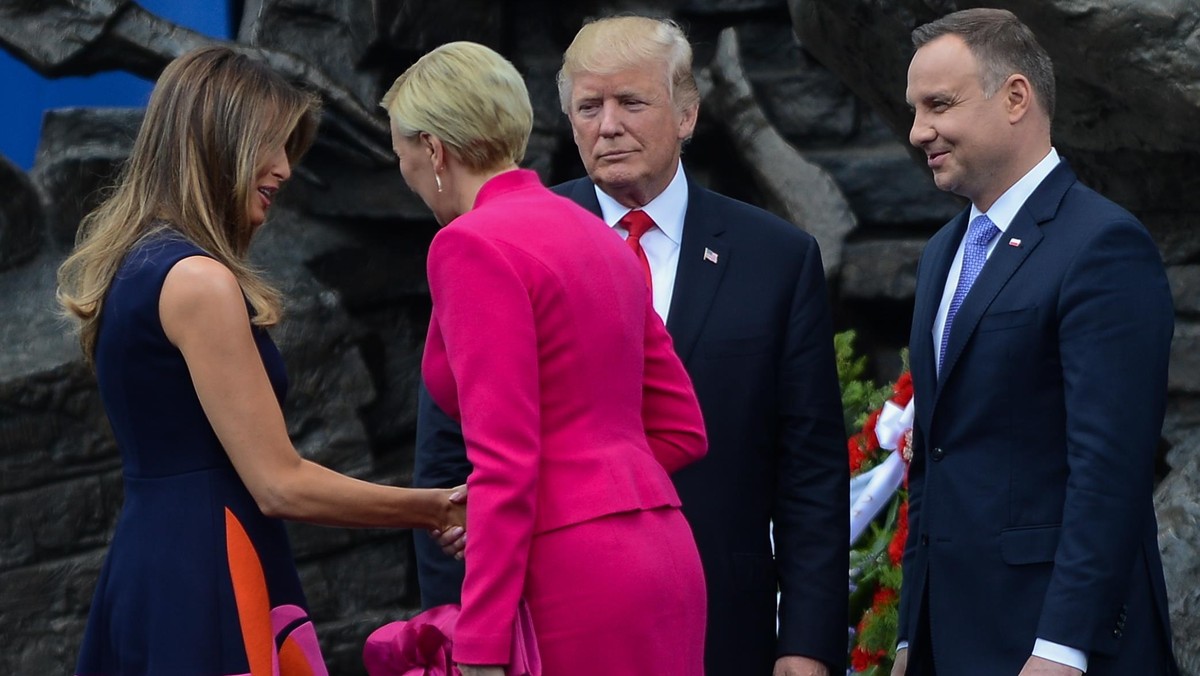 Melania Trump, Donald Trump, Andrzej Duda, Agata Kornhauser-Duda