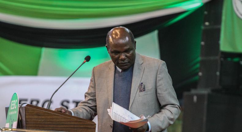 IEBC Chairman Wafula Chebukati