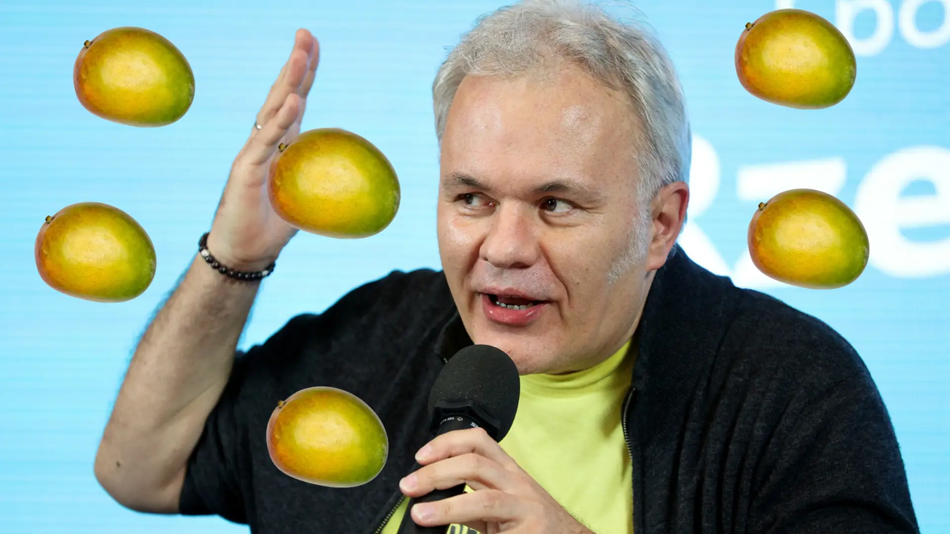 Robert Mazurek i jego mango. Dziennikarz skrytykował aktywistkę, ale nie miał racji