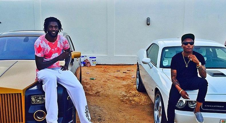 Emmanuel Adebayo treats Wizkid to a treat in Togo