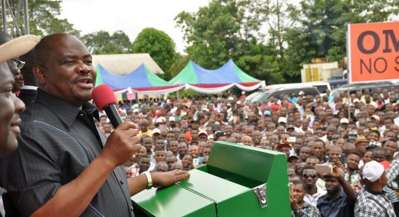 Rivers state Governor, Nyesom Wike