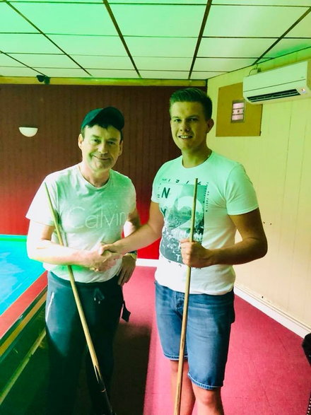 Jimmy White i Adam Stefanów