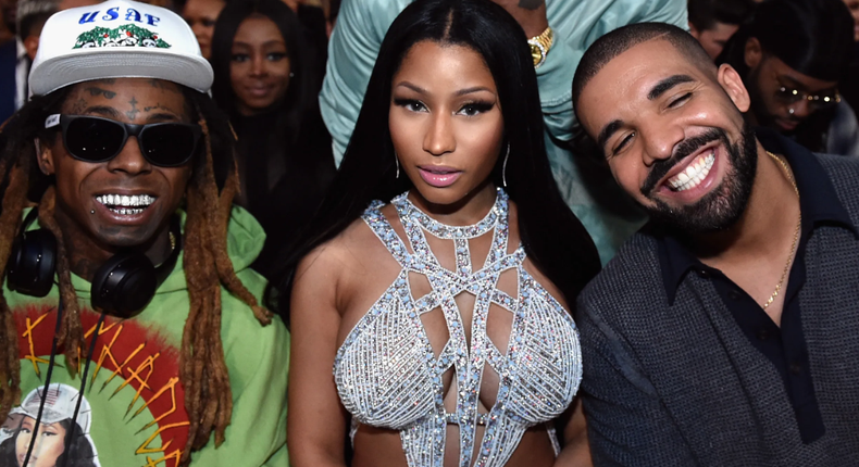 Weezy, Minaj and Drake