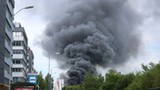 Potężny pożar w Siemianowicach. Czarny dym nad miastem