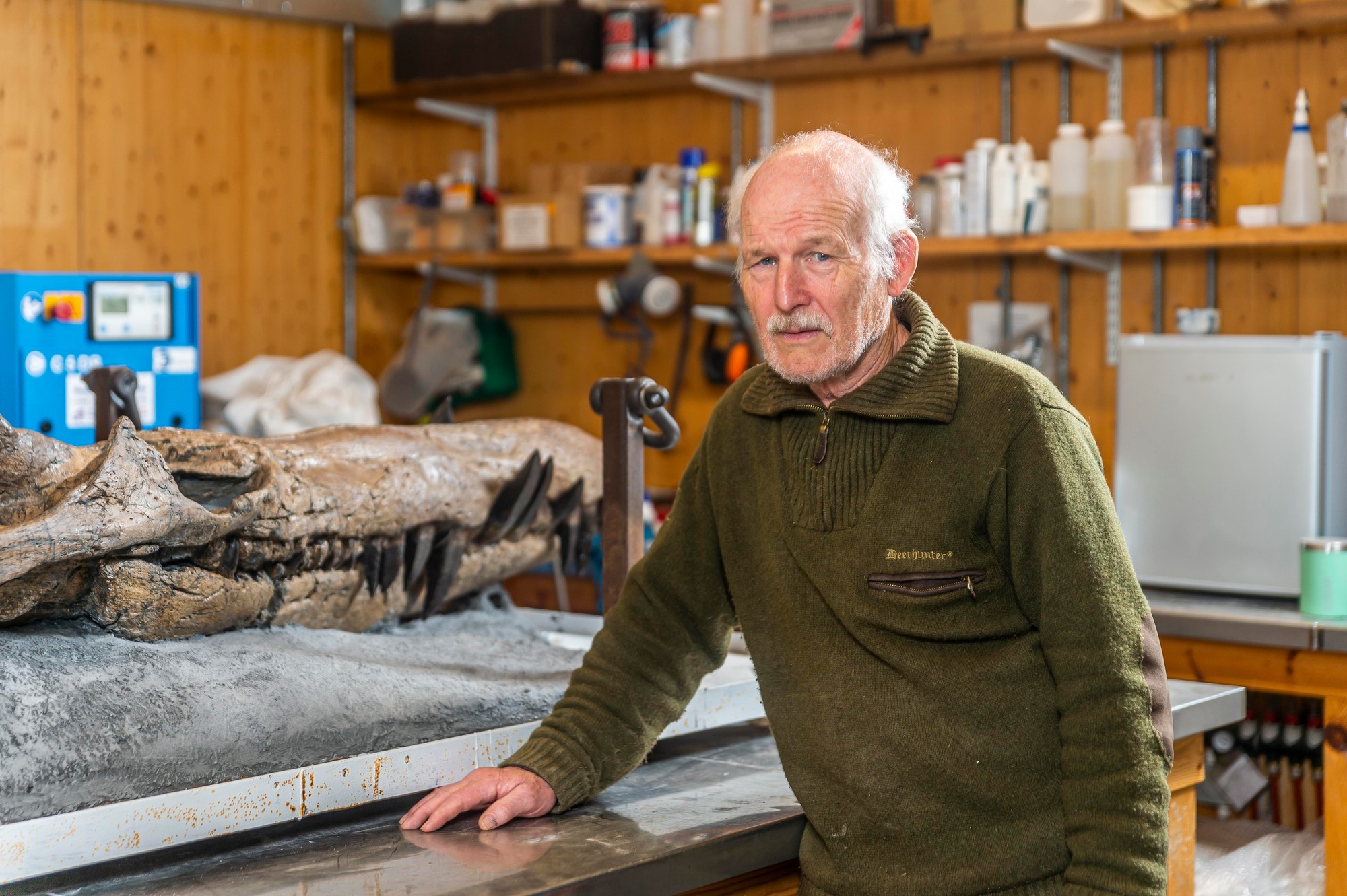 Britskí paleontológovia objavili lebku gigantického morského pliosaura.