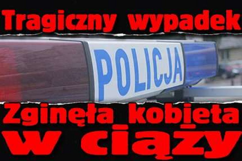 Tragiczny wypadek. Zginęła kobieta w ciąży i jej mąż