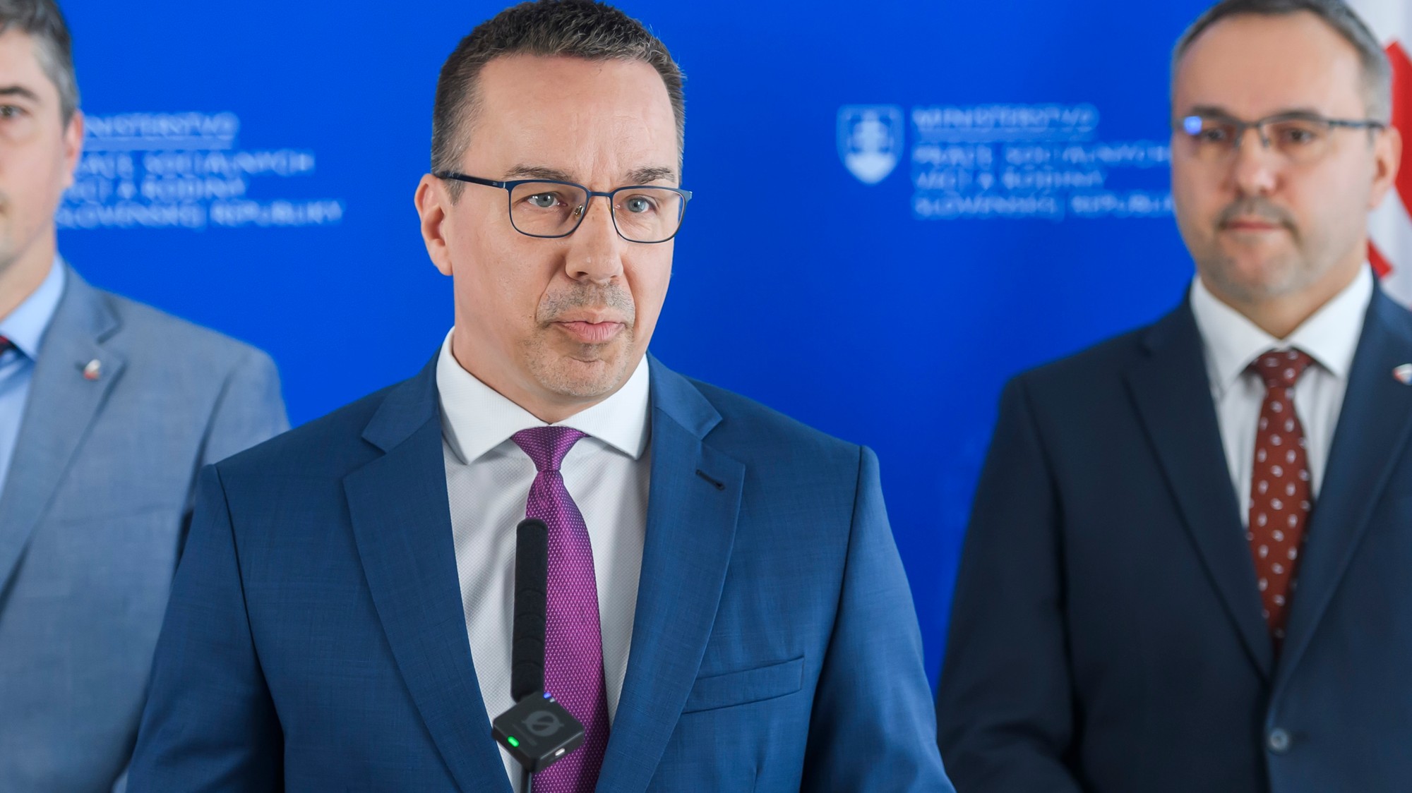 Minister práce, sociálnych vecí a rodiny SR Erik Tomáš.