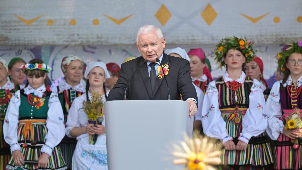 Jarosław Kaczyński w Paradyżu