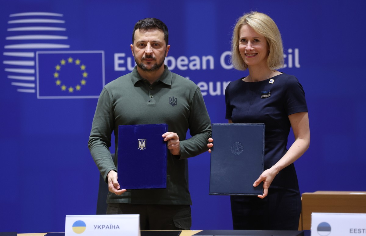 Kaja Kallas i Wołodymyr Zełenski