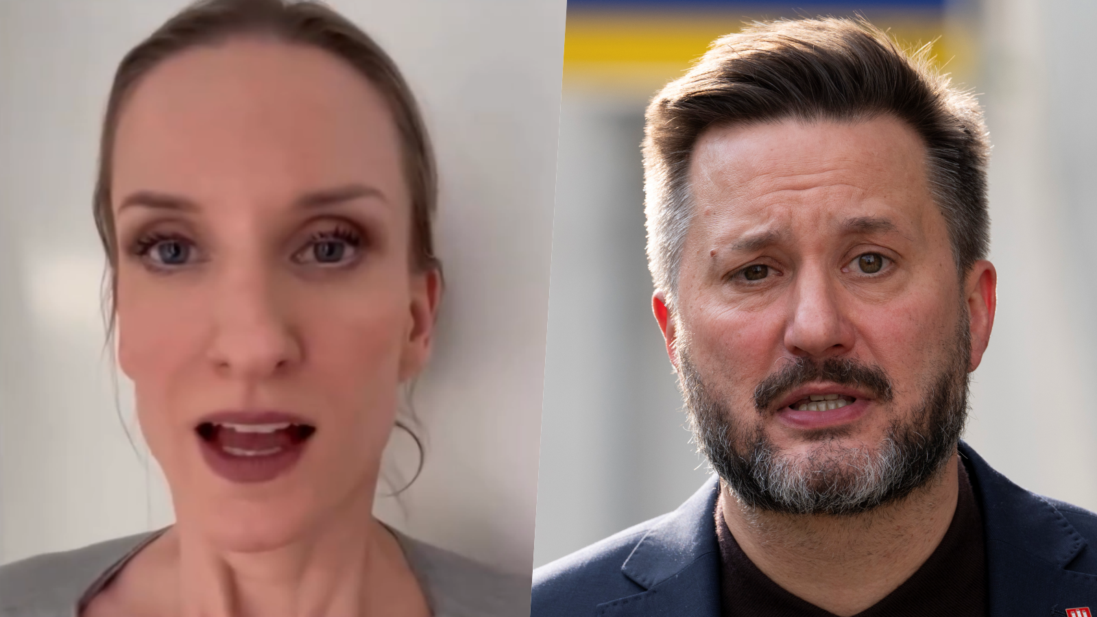 Moderátorka Adela Vinczeová a primátor Bratislavy Matúš Vallo. 