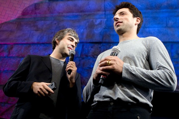 20. Twórcy Google'a Larry Page i Siergiej Brin