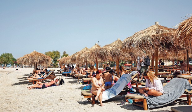 Plaža ilustracija