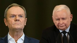 wzburzony jarosław kaczyński reaguje na słowa donalda tuska: pod żadny