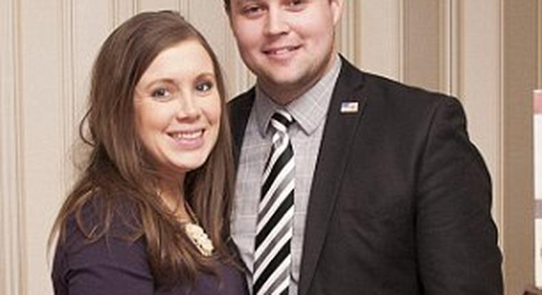 Josh Duggar with his wife Anna