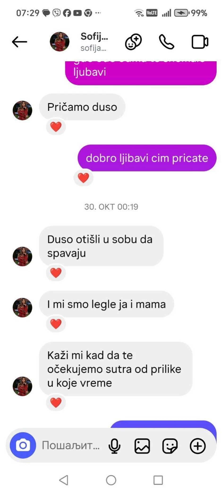 Poruke Daneta i Sofije