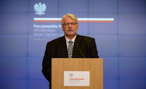 Waszczykowski powiedział, że należy zajmować się "kryzysami imigracyjnymi ze wszystkich kierunków świata, które napierają na Europę"