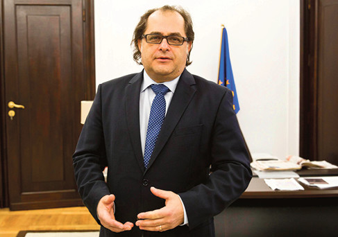 Marek Gróbarczyk, minister gospodarki morskiej i żeglugi śródlądowej
