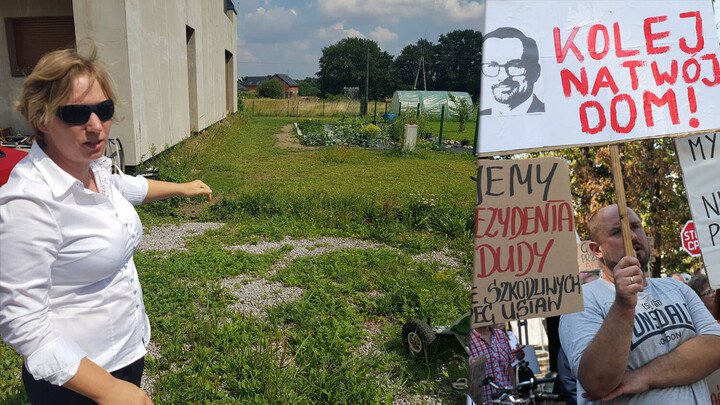 Magdalena Wilde / 4 sierpnia 2022 r. Protest przeciwko CPK w Warszawie