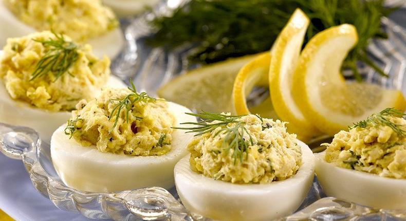 Stuffed eggs