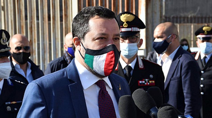 Bíróság elé állítják Matteo Salvini volt olasz belügyminisztert / Fotó: MTI/EPA/ANSA/Orietta Scardino