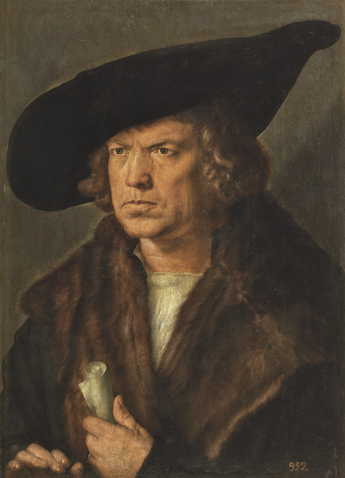 Albrecht Dürer, "Portrait of a Beardless Man with a Cap" (1521)