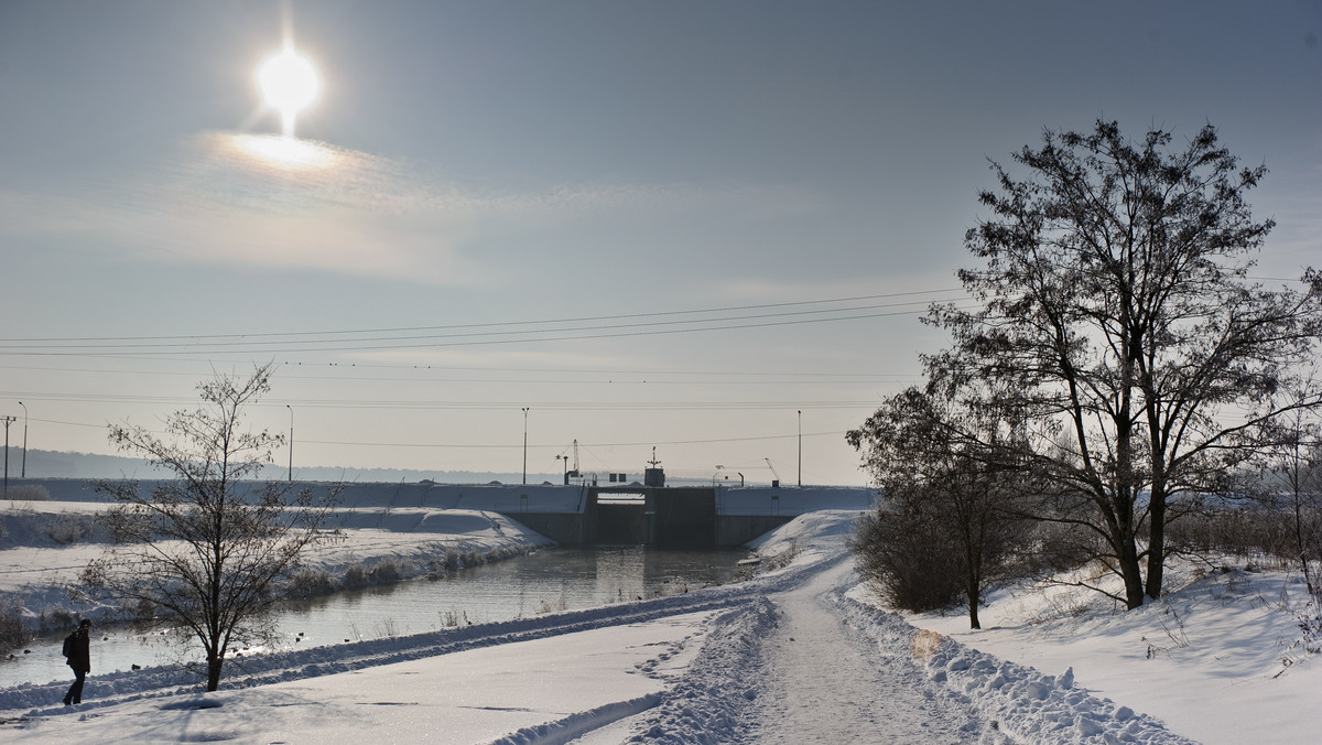 Słoneczny zimowy poranek w Lublinie