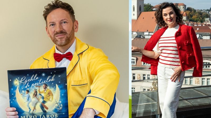 Miro Jaroš a Beáta Dubasová.
