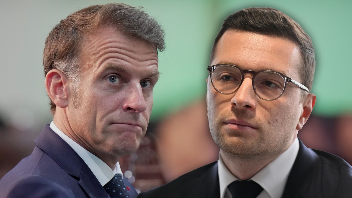 Žordan Bardela i Makron