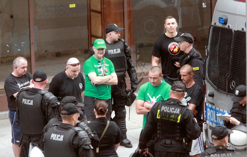 Narodowcy krzyczeli na wykładzie prof. Zygmunta Baumana. Interweniowała policja