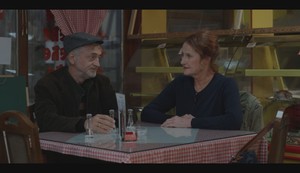 Kadar iz filma "Saučesnici"; Zoran Cvijanović i Danica Ristovski 