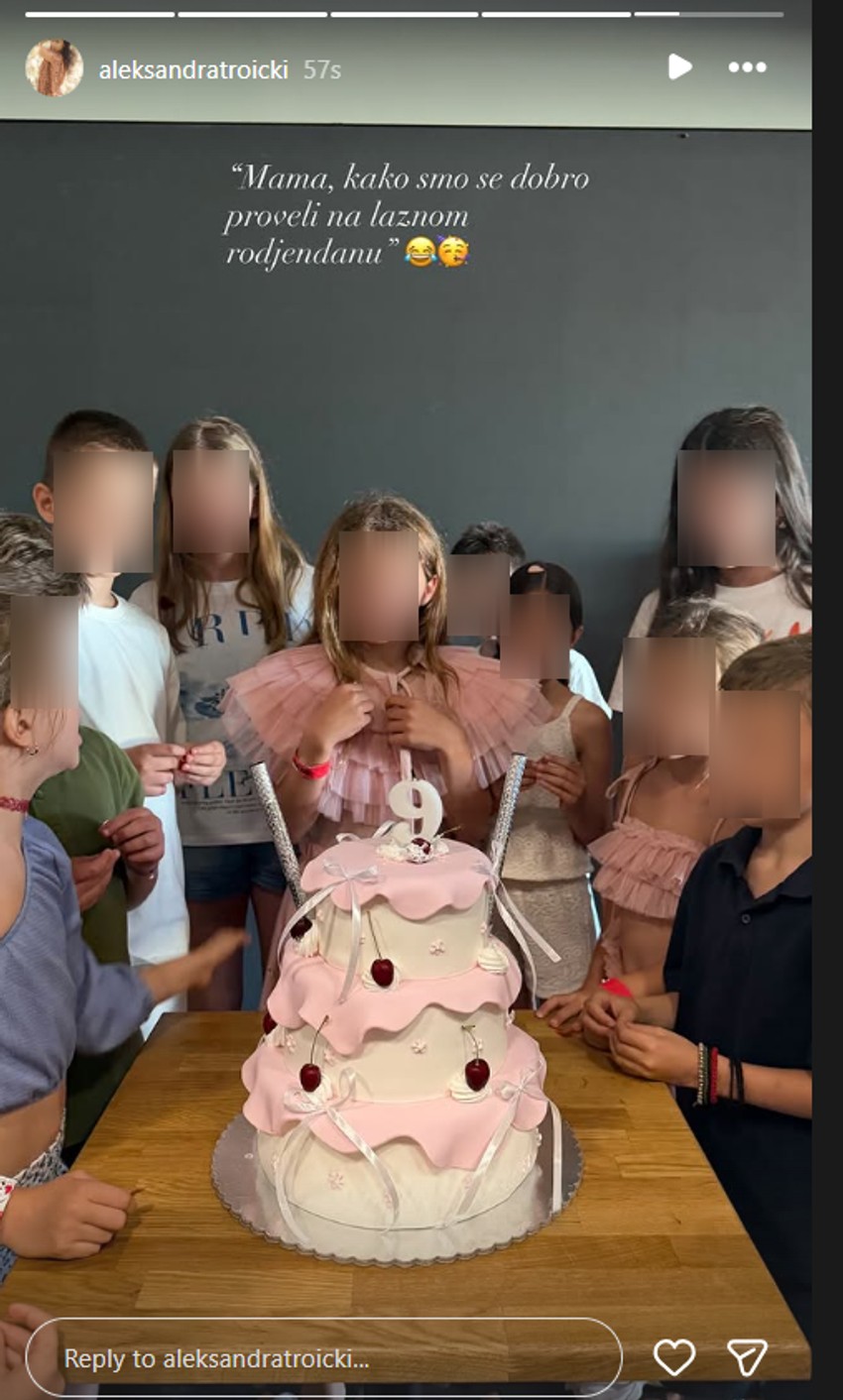 Ćerka Viktora Troickog slavi rođendan