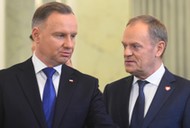 Andrzej Duda i Donald Tusk