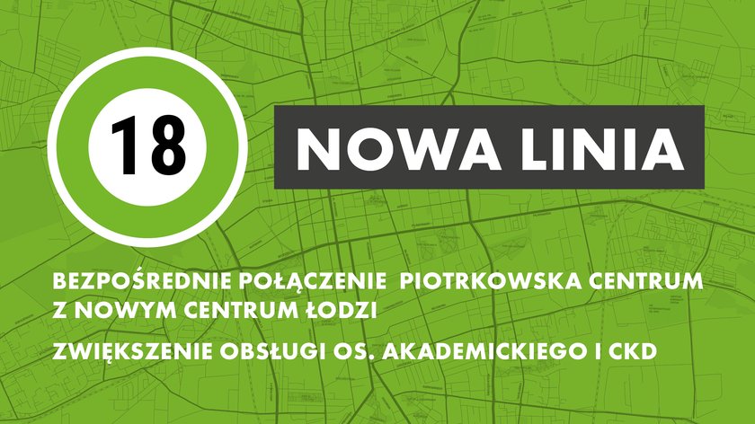 Zmiany tras autobusów i tramwajów MPK w Łodzi 2018