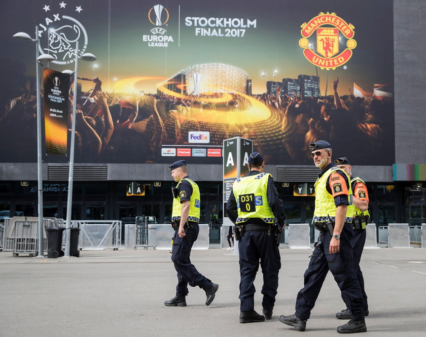 Liga Europy: Policja w gotowości przed finałem Manchester – Ajax