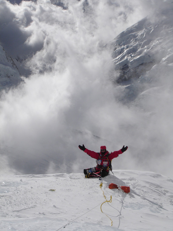 Martyna Wojciechowska podczas wyprawy na Everest