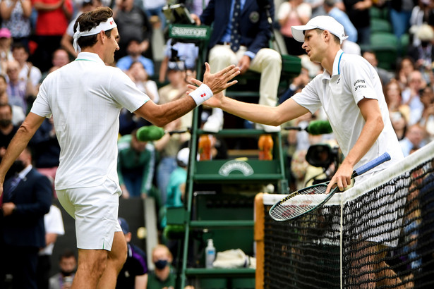 Hubert Hurkacz i Roger Federer