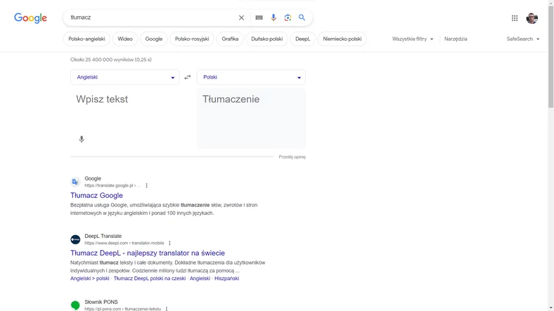 Tłumacz Google to dobry przykład działania monopolistycznego jednego z gigantów technologicznych