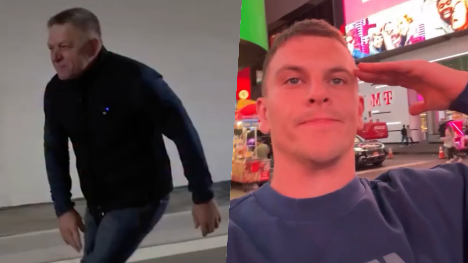 Premiér Robert Fico a influencer Filip Jovinečko Jovanovič.