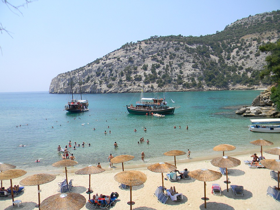 Monika Jarosińska w podróży poślubnej na Thassos / fot. archiwum prywatne